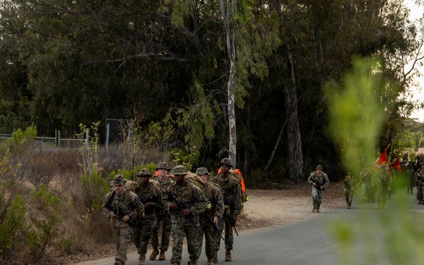 1st MLG Marines and Sailors complete 10km conditioning hike