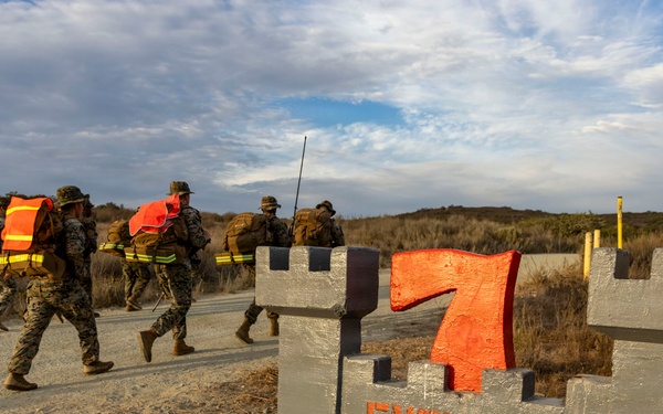 1st MLG Marines and Sailors complete 10km conditioning hike