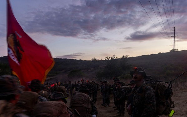 1st MLG Marines and Sailors complete 10km conditioning hike