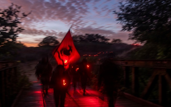1st MLG Marines and Sailors complete 10km conditioning hike