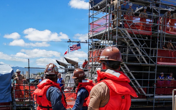 earl Harbor Naval Shipyard wraps up dry dock phase of North Carolina Maintenance