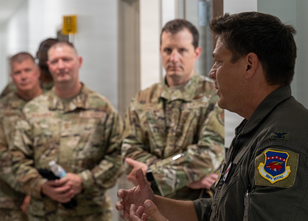 33rd FW Visits 188th Med Group
