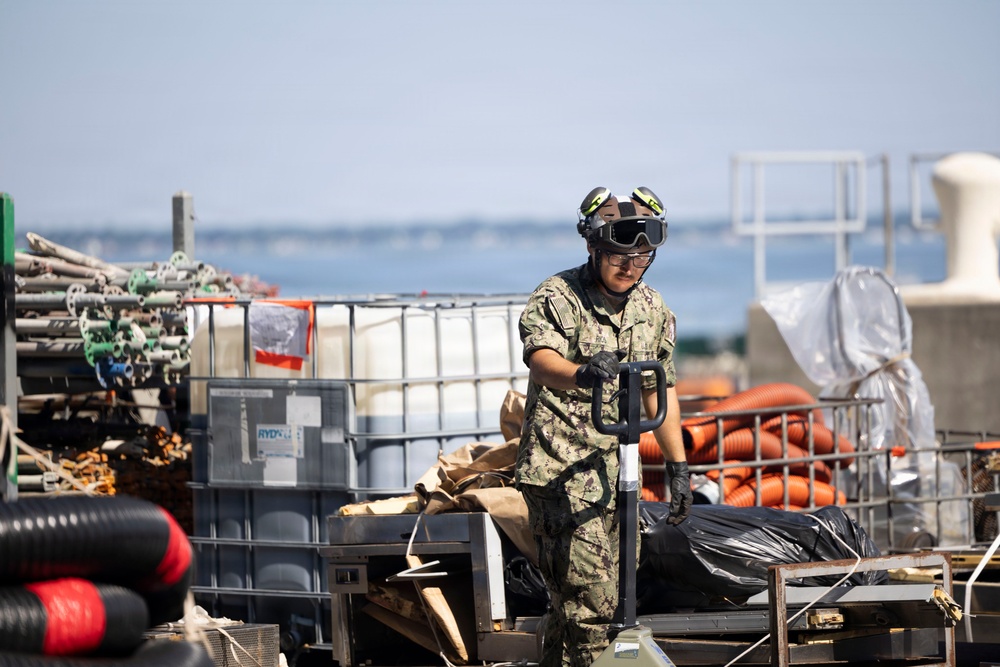 Ike Conducts Routine Operations at Naval Station Norfolk