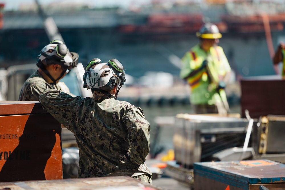 Ike Conducts Routine Operations at Naval Station Norfolk