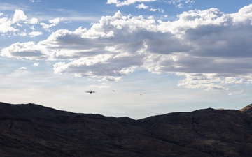 VMGR-152, 153, 252 fly in formation during Evergreen 26