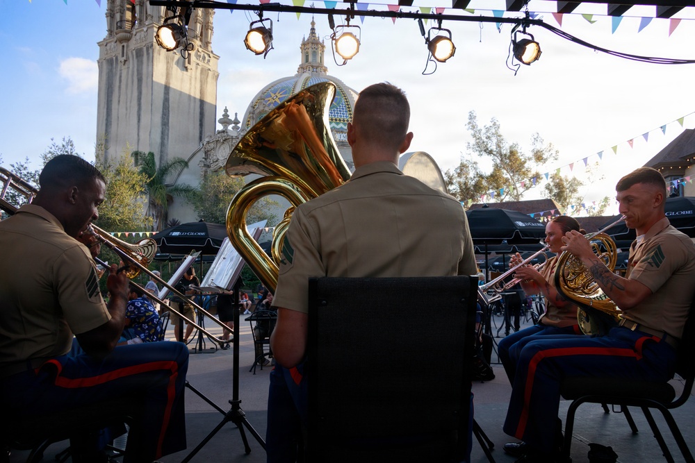Marine Band San Diego perform at The Old Globe