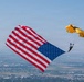 The U.S. Army Parachute Team jumps for Yellowstone International Airshow
