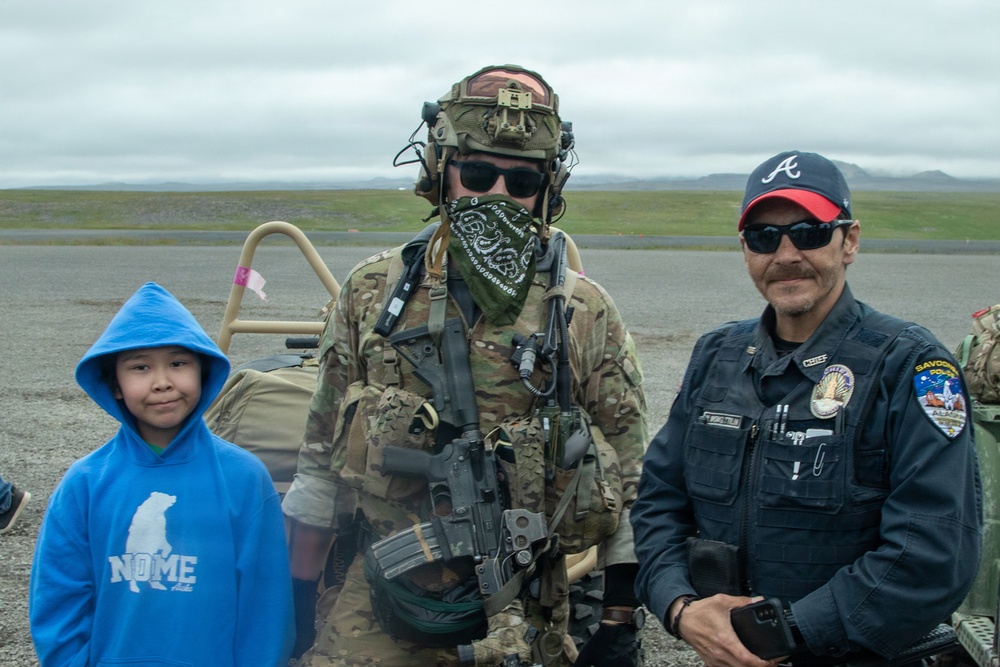 Green Berets strengthen civil-military ties in Savoonga during Operation Polar Dagger