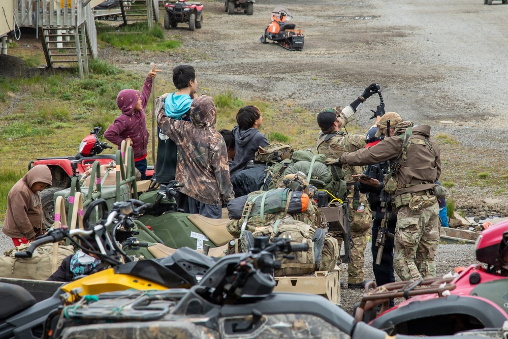Green Berets strengthen civil-military ties in Savoonga during Operation Polar Dagger