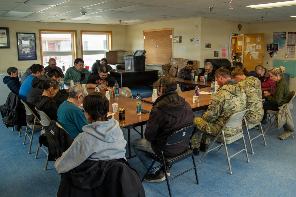 Green Berets strengthen civil-military ties in Savoonga during Operation Polar Dagger