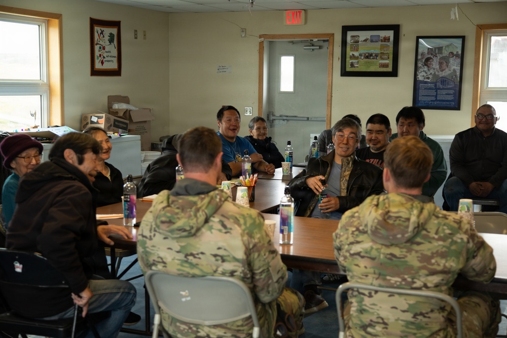 Green Berets strengthen civil-military ties in Savoonga during Operation Polar Dagger