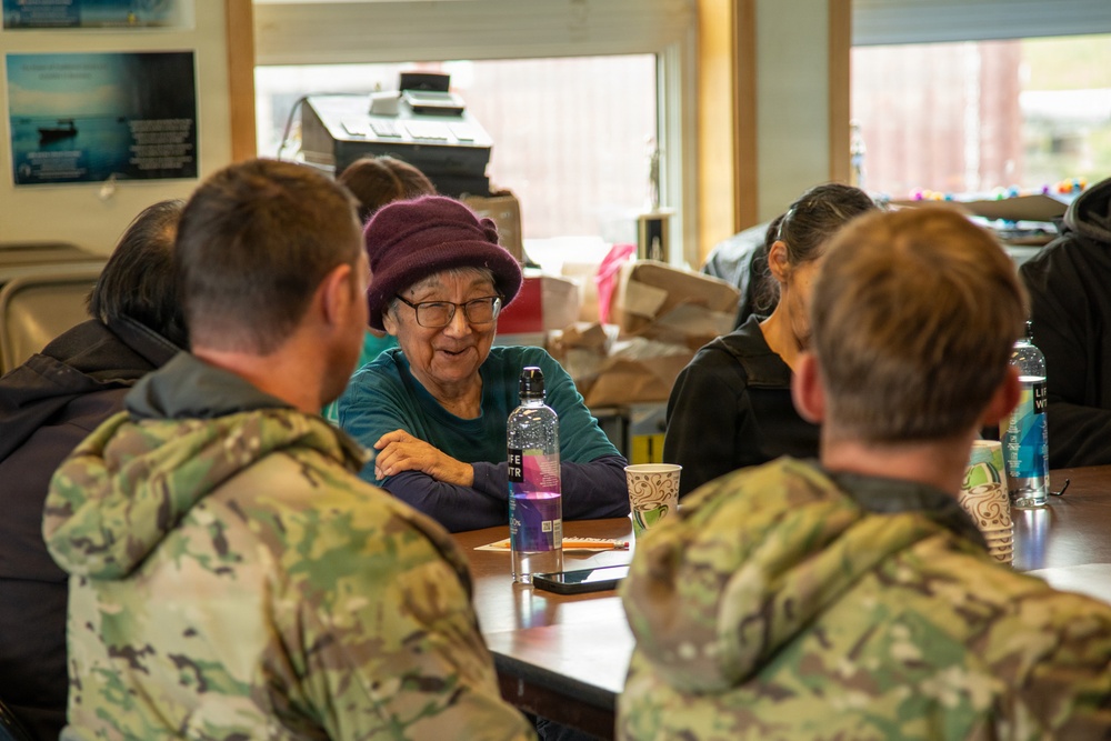 Green Berets strengthen civil-military ties in Savoonga during Operation Polar Dagger