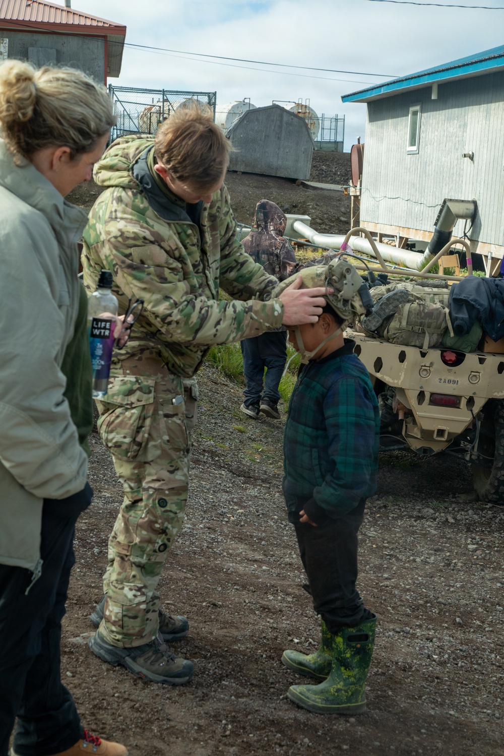 Green Berets strengthen civil-military ties in Savoonga during Operation Polar Dagger