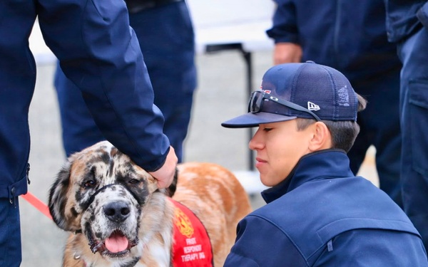 Therapy Dogs Visit Timber Fire ICP