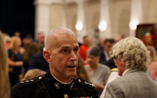 Lt. Gen. Odom hosts Amabssador Clase for Evening Parade at Marine Barracks Washington