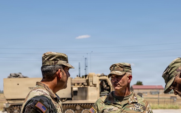 Corps Leadership Assesses Fort Sill Vehicle Readiness