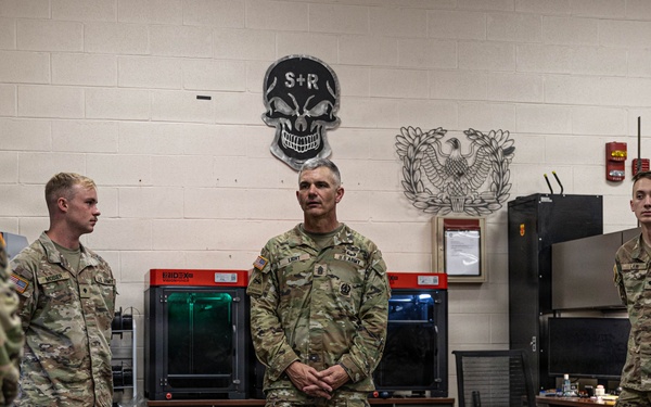 III Armored Corps Command Sergeant Major Engages with 100th BSB Soldiers