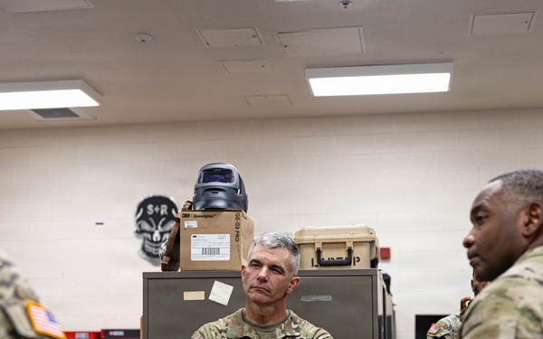 III Armored Corps Command Sergeant Major Evaluates Fort Sill Maintenance