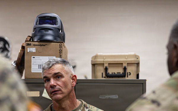 III Armored Corps Command Sergeant Major Briefed on Fort Sill Maintenance Processes