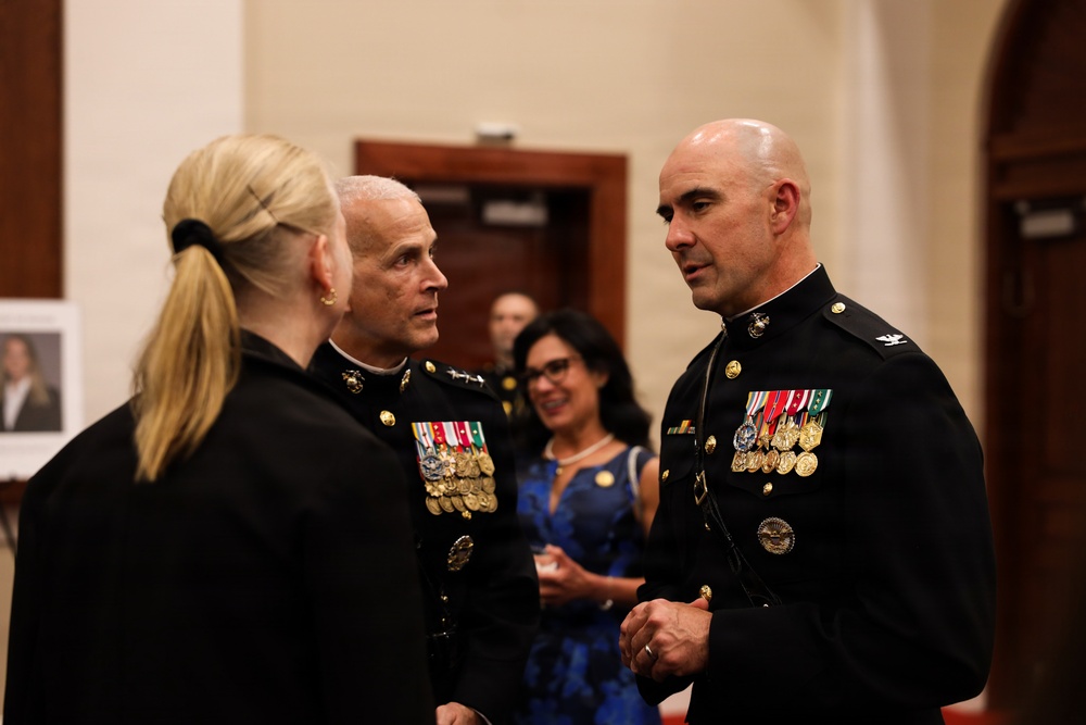 Lt. Gen. Odom hosts Ambassador Clase for Evening Parade at Marine Barracks Washington