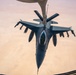 KC-135 refuels F16s for theater stability