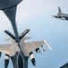 KC-135 refuels F16s for theater stability