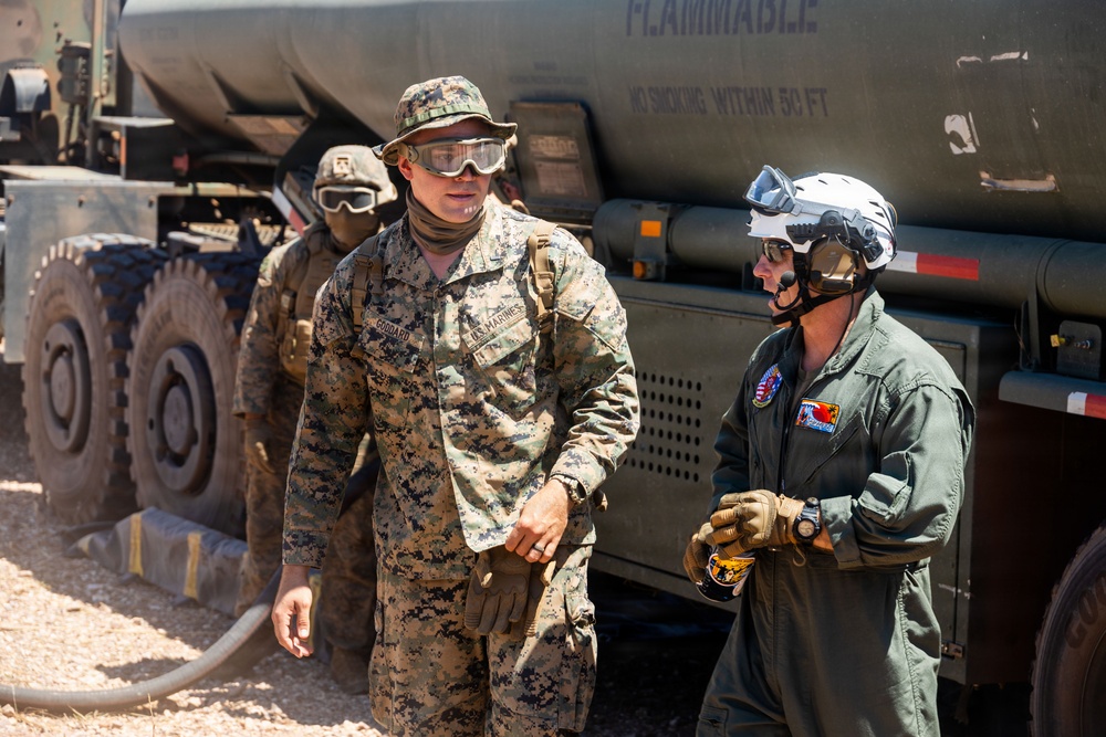 MRF-D Marines conduct aircraft refueling exercise