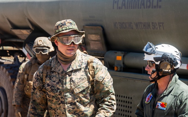 MRF-D Marines conduct aircraft refueling exercise
