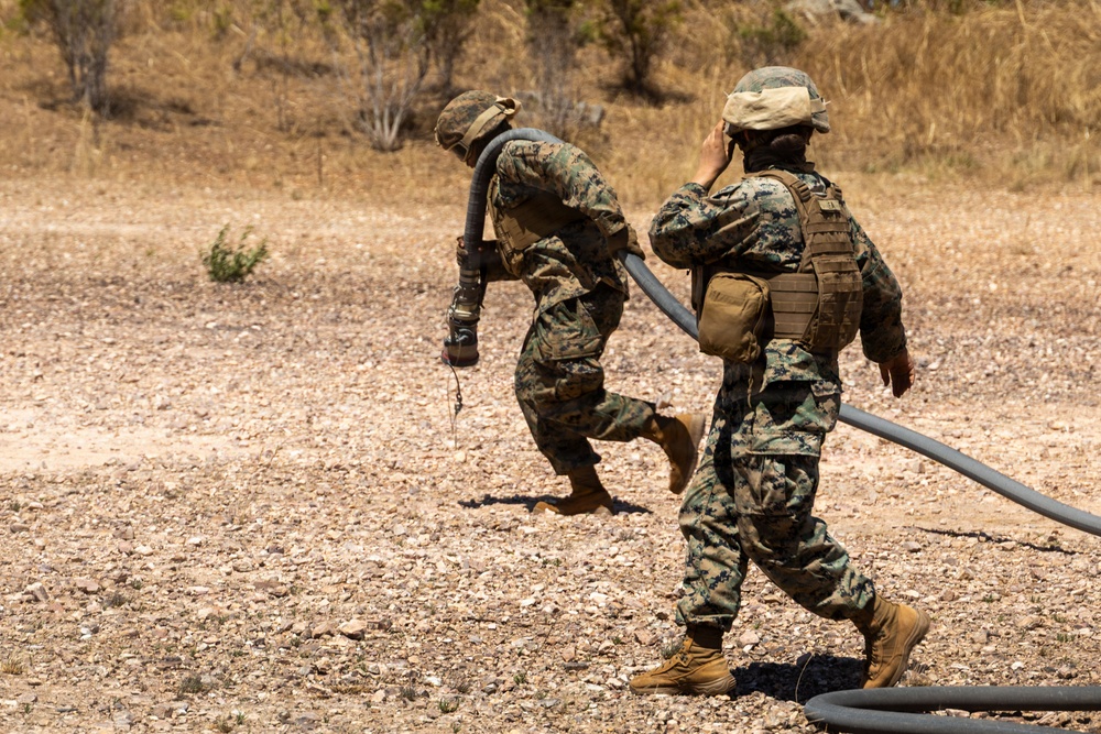MRF-D Marines conduct aircraft refueling exercise