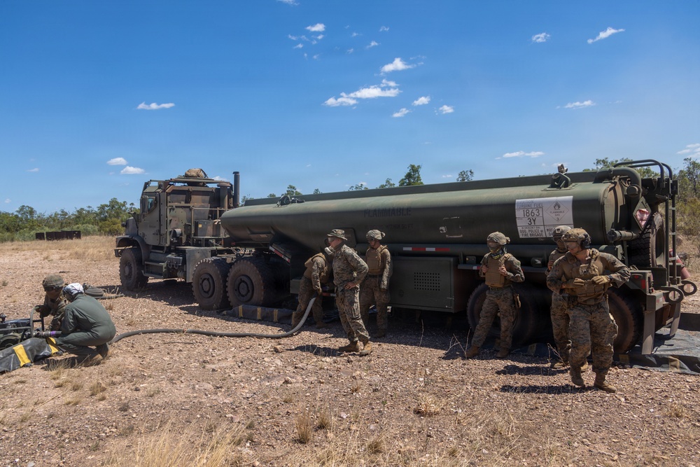 MRF-D Marines conduct aircraft refueling exercise