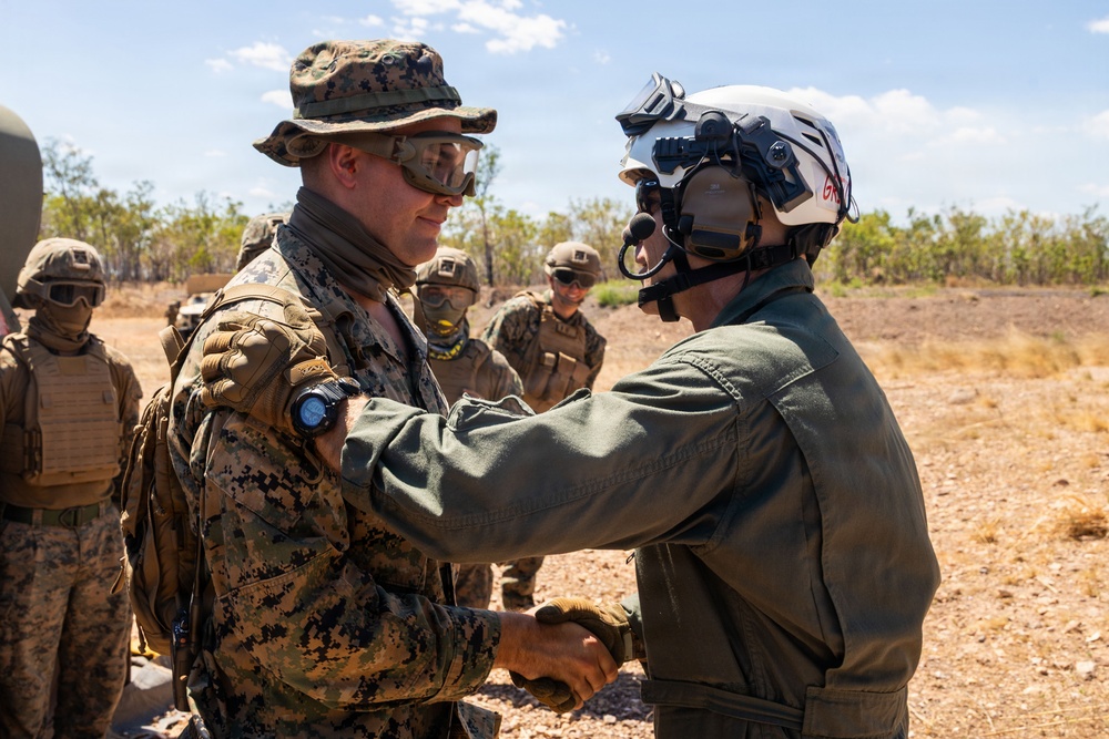 MRF-D Marines conduct aircraft refueling exercise