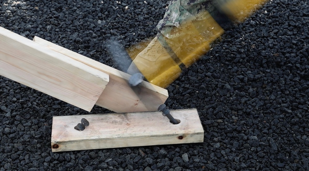 Seabees Advance Arctic Bee Hut Build at Keflavik