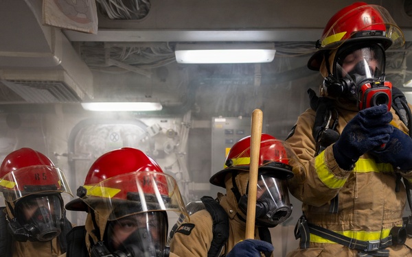 Fire Drill on DDG 117