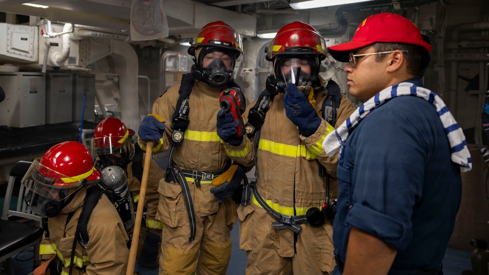 Fire Drill on DDG 117