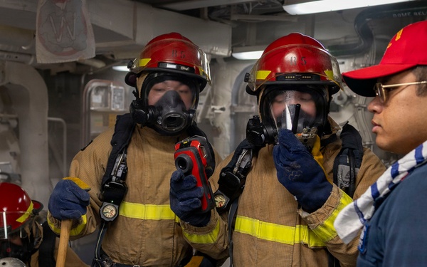 Fire Drill on DDG 117