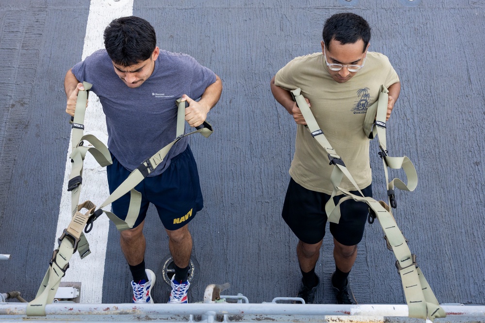 Working Out on DDG 117