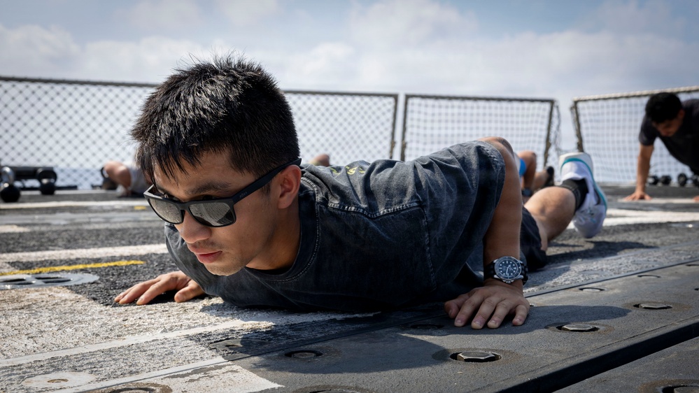 Working Out on DDG 117