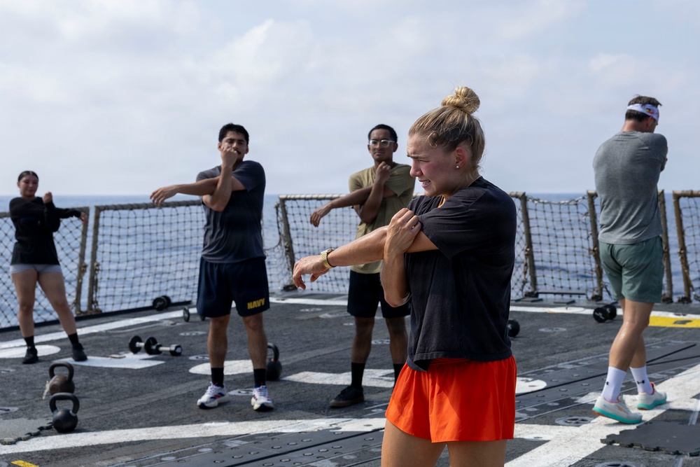 Working Out on DDG 117