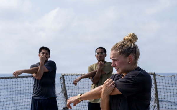 Working Out on DDG 117