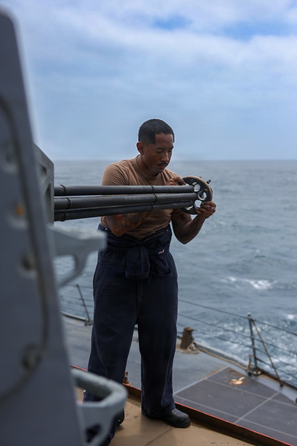 Weapons Maintenance Aboard USS Mason (DDG 87)