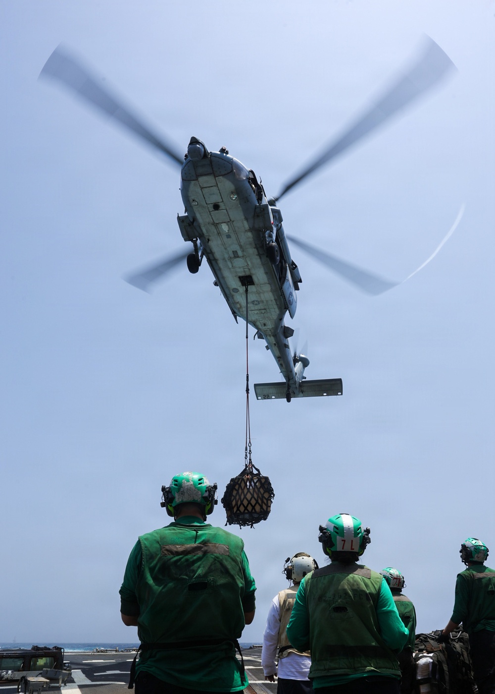 Replenishment-at-Sea Aboard USS Mason (DDG 87)