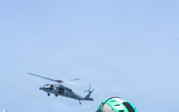Replenishment-at-Sea Aboard USS Mason (DDG 87)