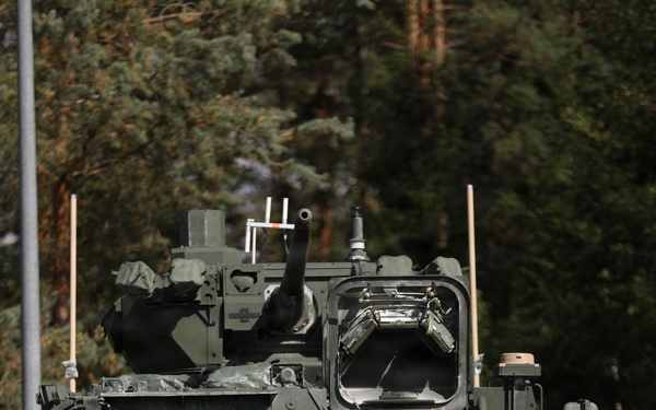3rd Squadron, 2nd Cavalry Regiment conducts familiarization training on new Strykers