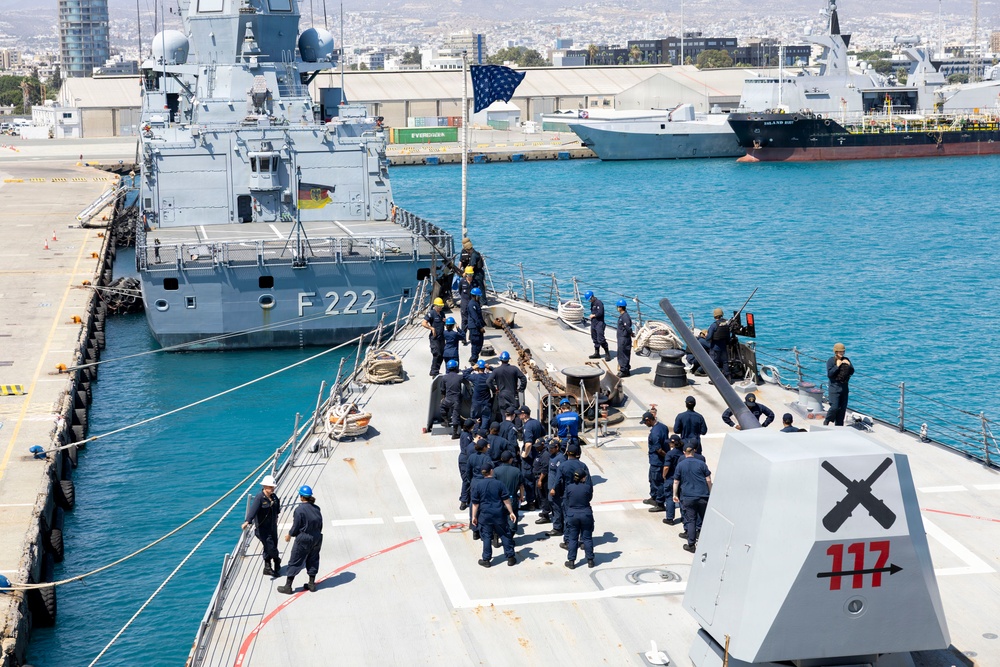 DDG 117 Leaves Limassol