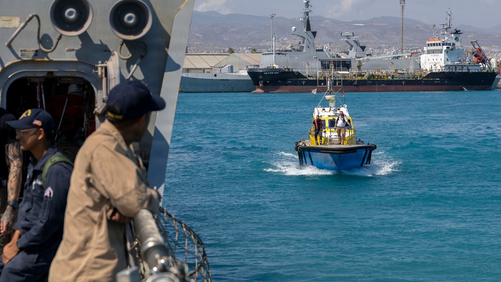 DDG 117 Leaves Limassol