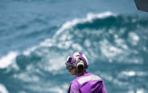 USS Boxer Conducts Flight Deck Operations