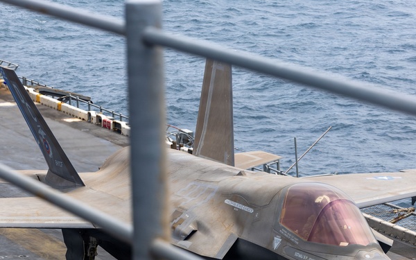 USS Boxer, VMFA 122 Conduct Flight Operations