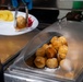 Boxer Sailors, 11th MEU Marines Serve Breakfast