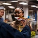 Boxer Sailors, 11th MEU Marines Serve Breakfast