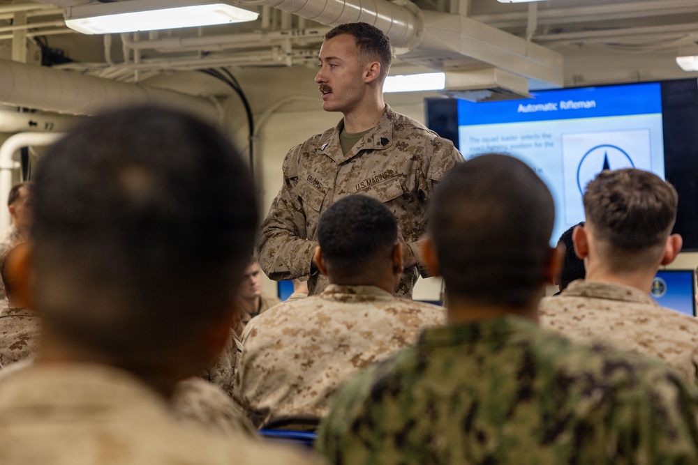 11th MEU Marines Conduct Routine Operations Aboard USS Boxer